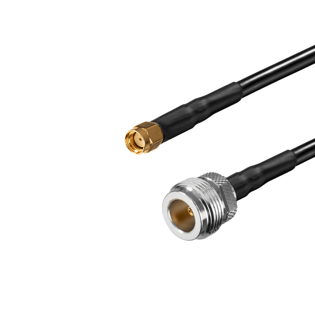 RBT LMR 200-series coaxial cable, N female to RP-SMA male