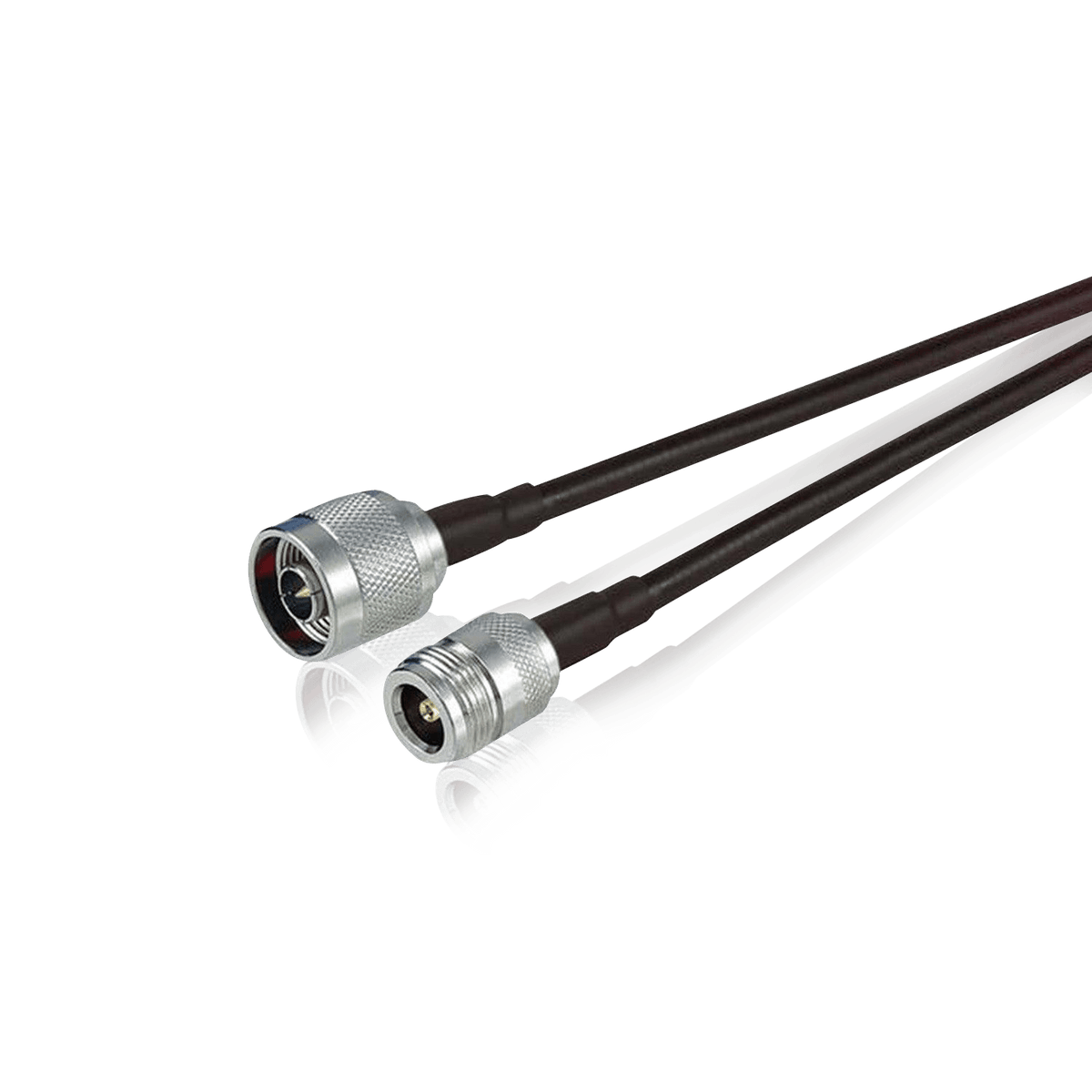 LMR-400 low loss coaxial cable, N female to N male, for outdoor antenna runs