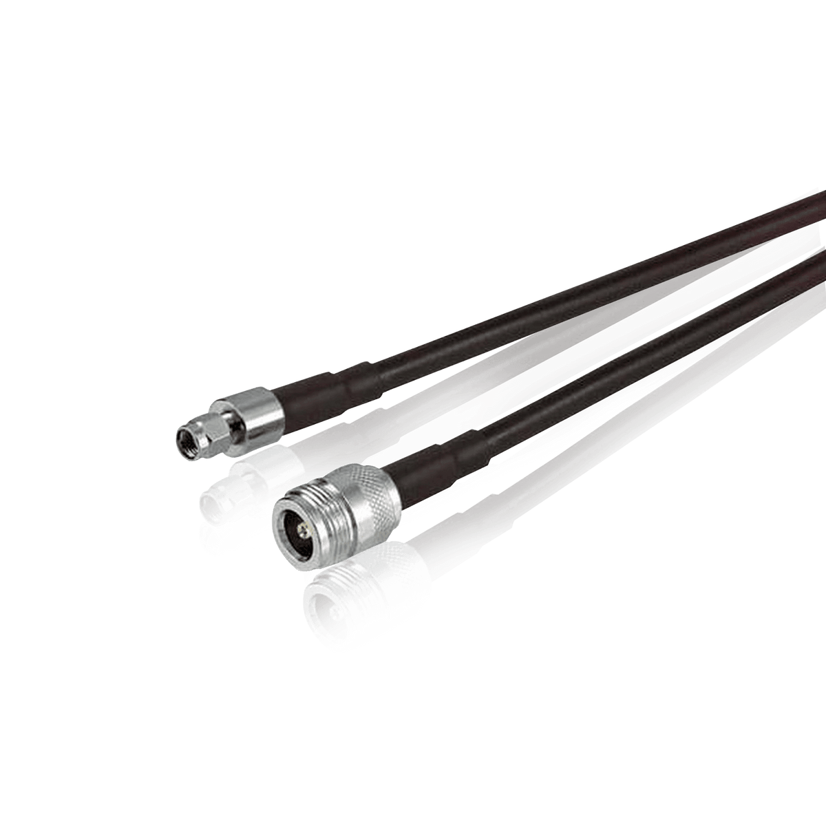 LMR-400 low loss coaxial cable, N female to RP-SMA male, for LoRaWAN antenna runs