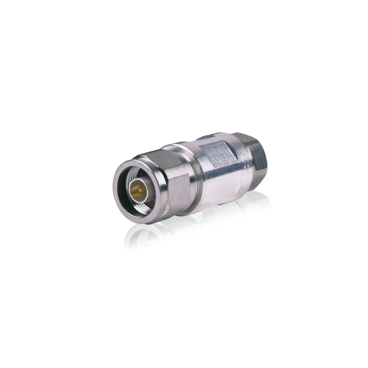 N male to N male straight RF adaptor for joining N-type cables and antennas