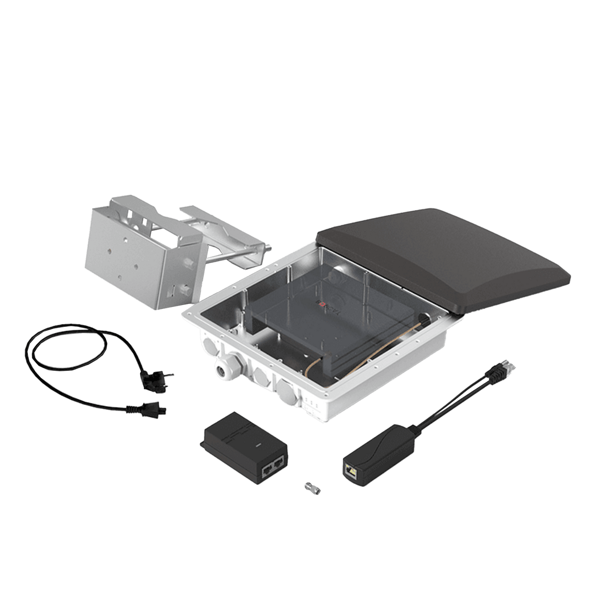 RAKwireless weatherproof outdoor enclosure for Bobcat hotspot, alternate view