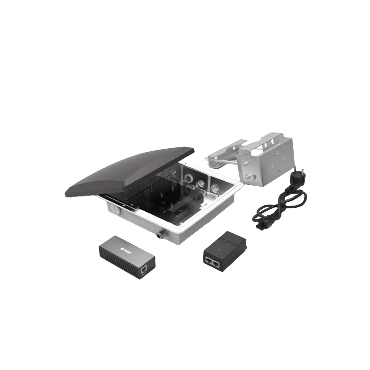 RAKwireless weatherproof outdoor enclosure sized for the SenseCAP M1 hotspot, alternate view