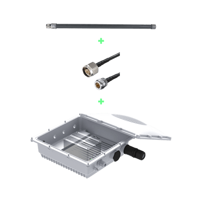 Outdoor Enclosure Kit for LoRaWAN Gateways (gateway not included) - Mapping Network