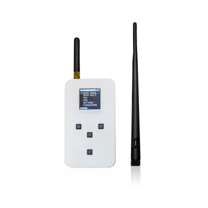 Glamos Walker Helium coverage testing device for LoRaWAN network mapping