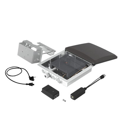 RAKwireless weatherproof outdoor enclosure for Bobcat hotspot, alternate view